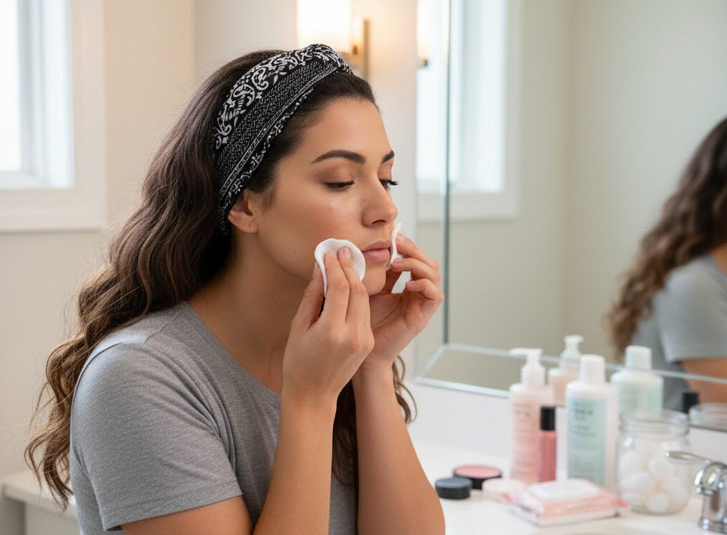 LK Trend & Style Haarband Boho Sommer Stirnband Yoga Sport, egal ob in der Freizeit, Büro. oder Sport mega gut, 1-tlg., für ein schnelles Styling unerlässlich, pflegeleicht ganz weich in der Haptik