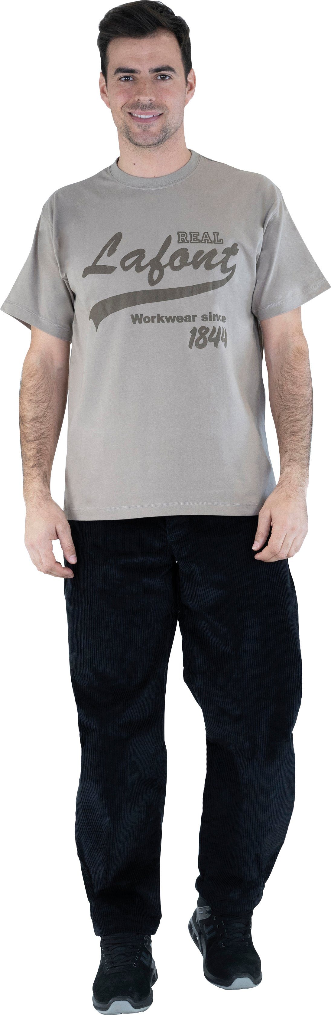 Lafont Kurzarmshirt "Nikan" Gr. 3XL, S BEIGE - Vintage-Style