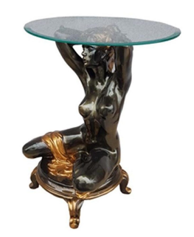 JVmoebel Skulptur Elegante Deko Figur aus schwarzem Kunststoff für stilvolle Akzente (1 St), Made in Europa