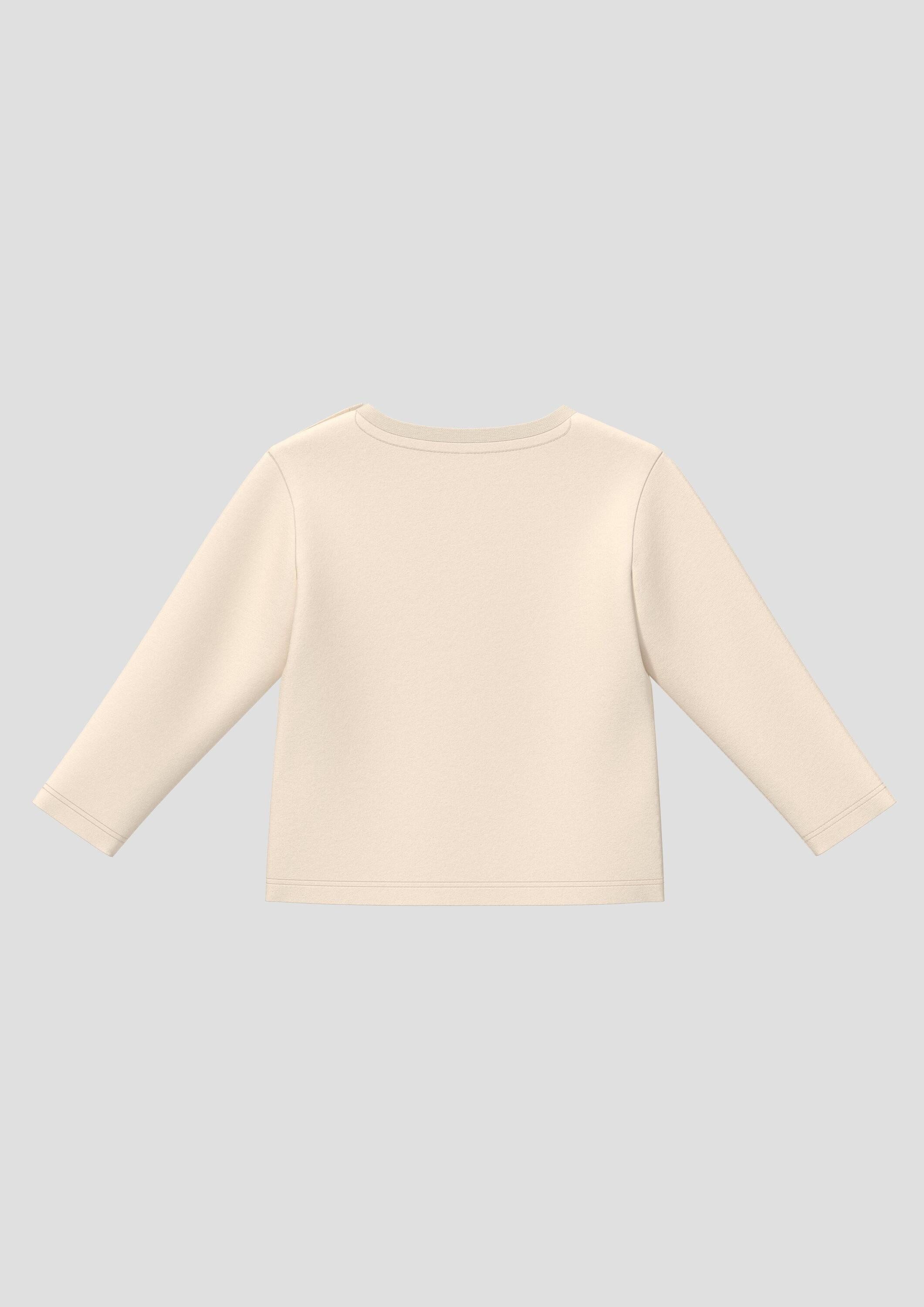 s.Oliver Langarmshirt T-Shirt Unisex Langarmshirt mit Plüschapplikation