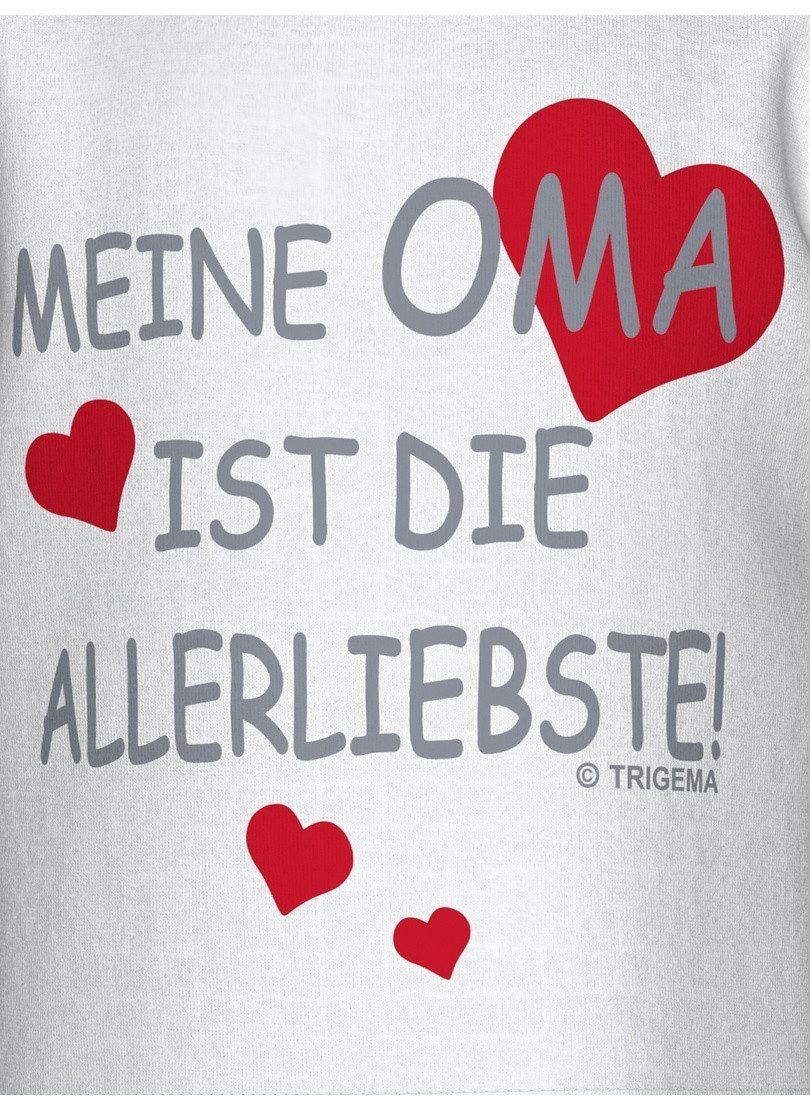 Trigema T-Shirt TRIGEMA T-Shirt Omas Liebling (1-tlg)