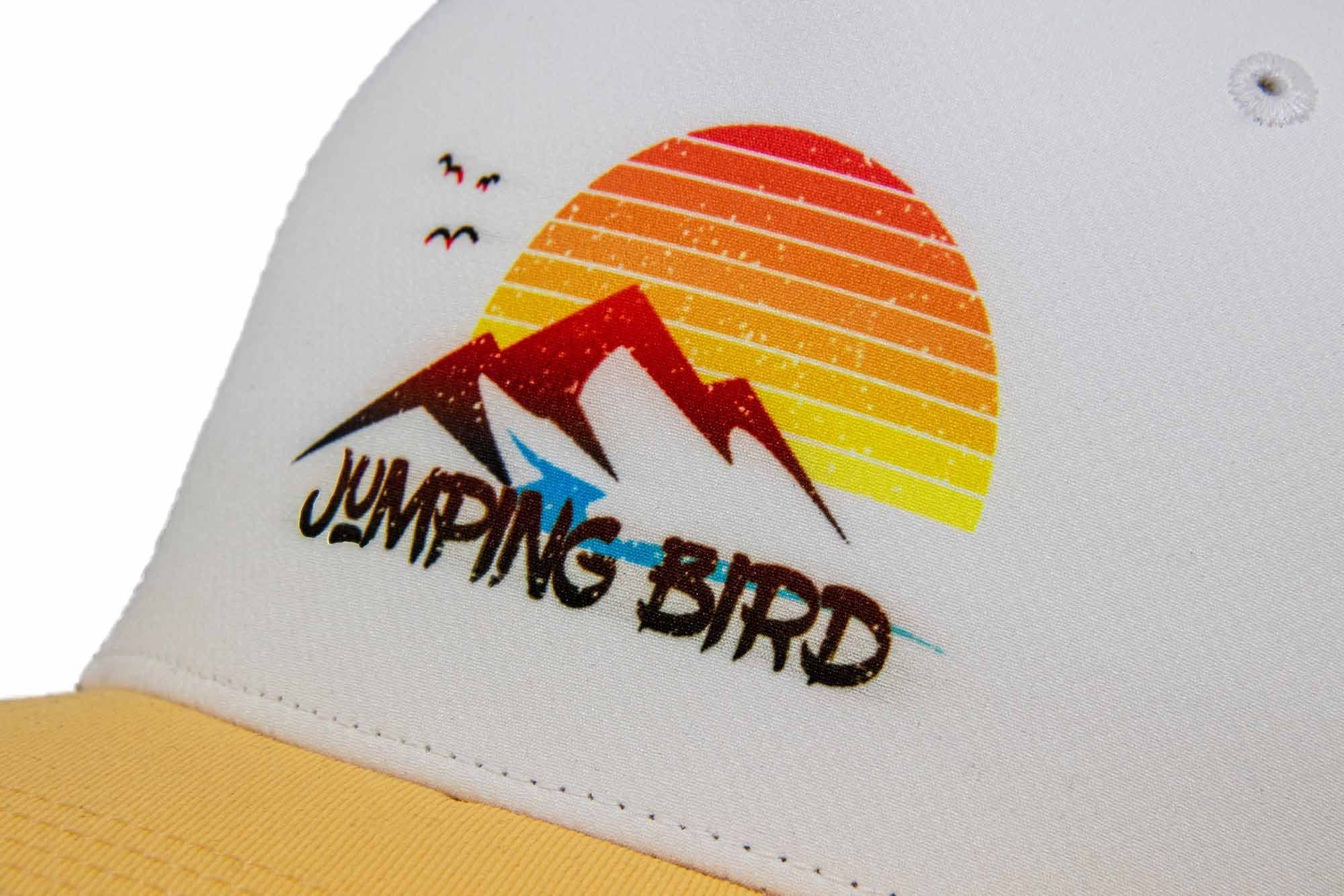Jumping Bird Trucker Cap Beige