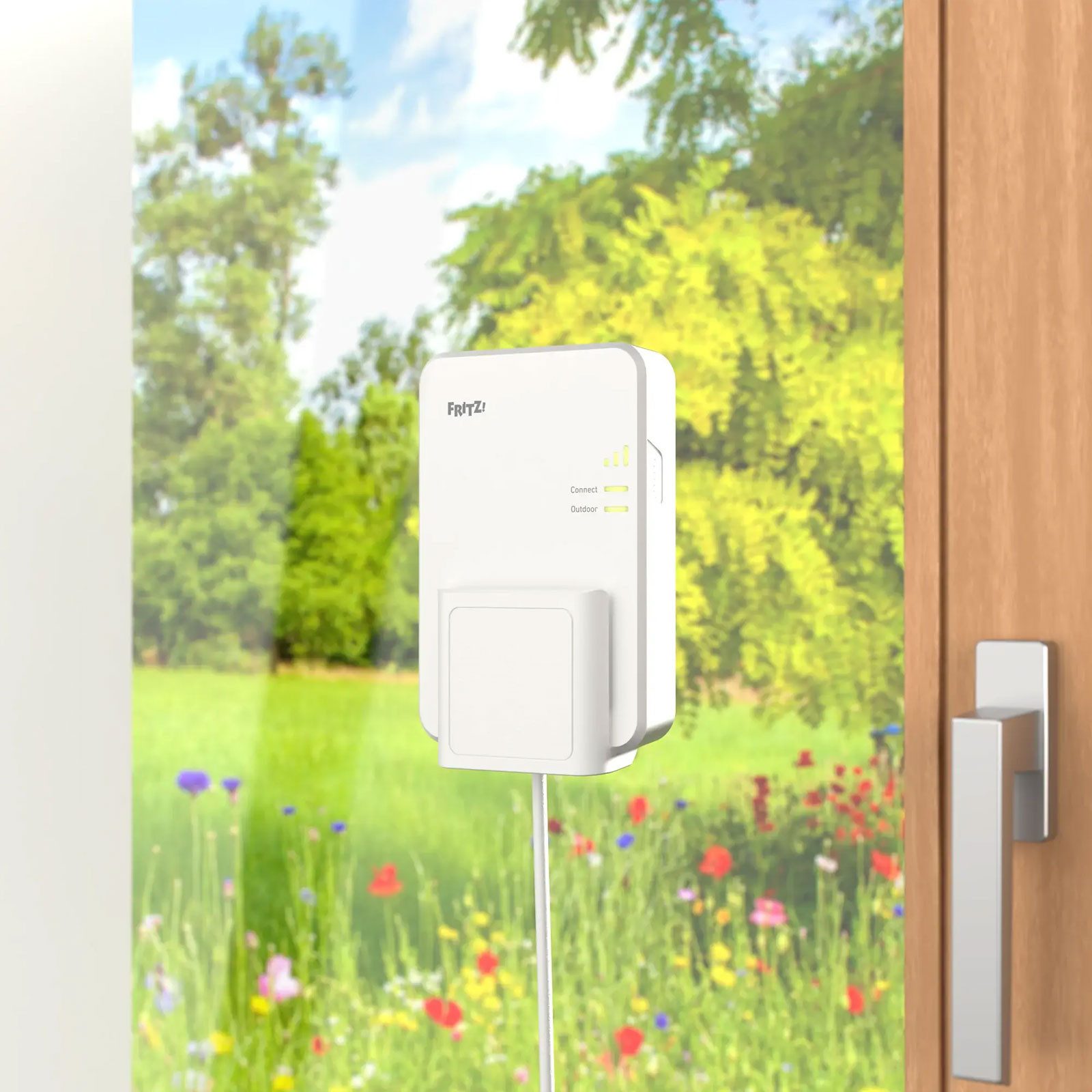 Fritz! FRITZ!Repeater 1610 Outdoor WLAN-Repeater, Wetterfest, Wi-Fi 6, Power over Ethernet, Outdoor geeignet