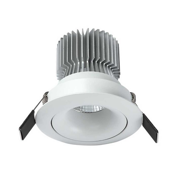 Mantra Einbauleuchte Formentera 7cm Abschnitt Rund LED-Einbauspot Weiß-Matt