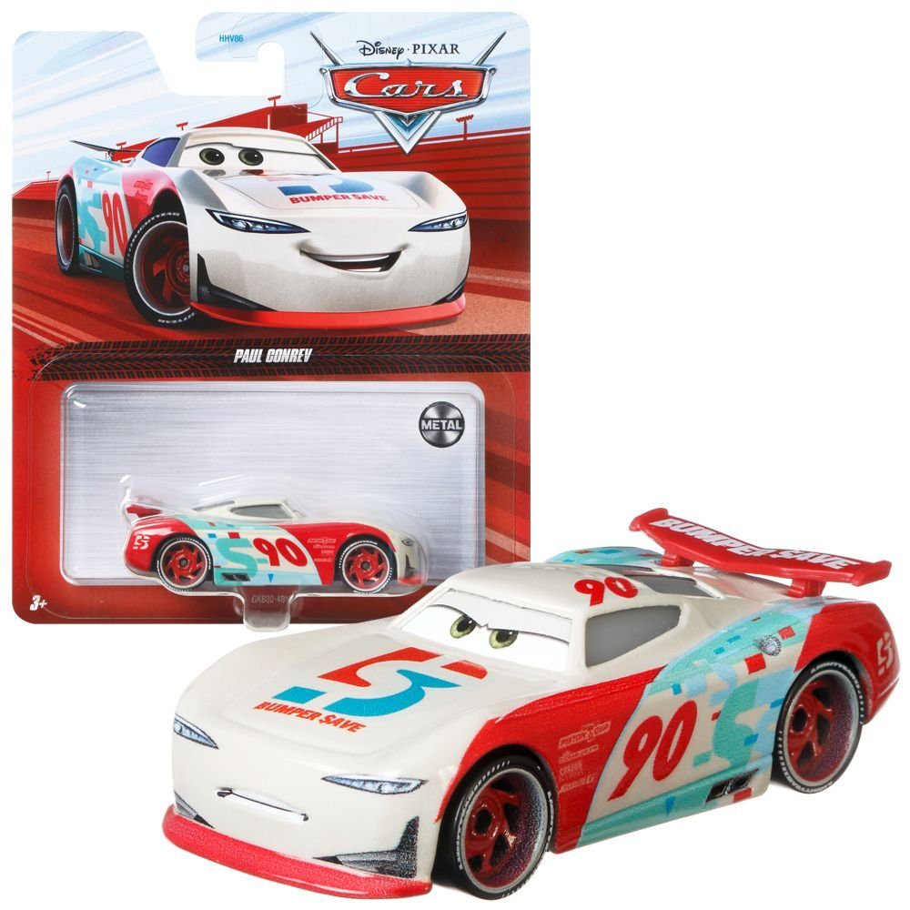 Paul 1:55 Cast Cars Mattel Spielzeug-Rennwagen Conrev Die Disney Style Auto Racing Disney Cars Fahrzeuge