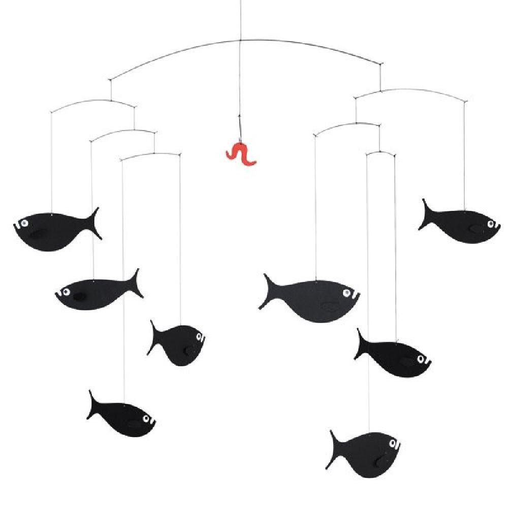 Flensted Mobiles Spiel Mobile Fischschwarm