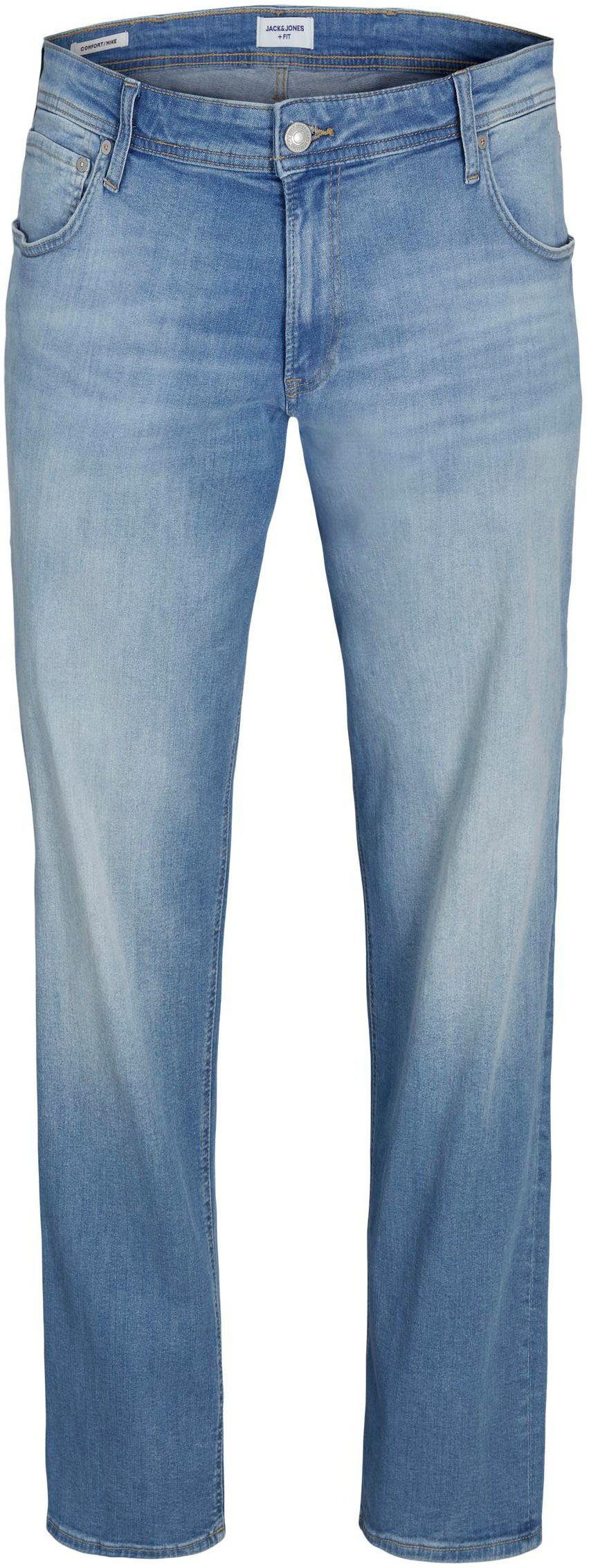 Jack & NOOS AM PlusSize 819 PLS JJORIGINAL JJIMIKE 5-Pocket-Jeans Blue Denim Jones