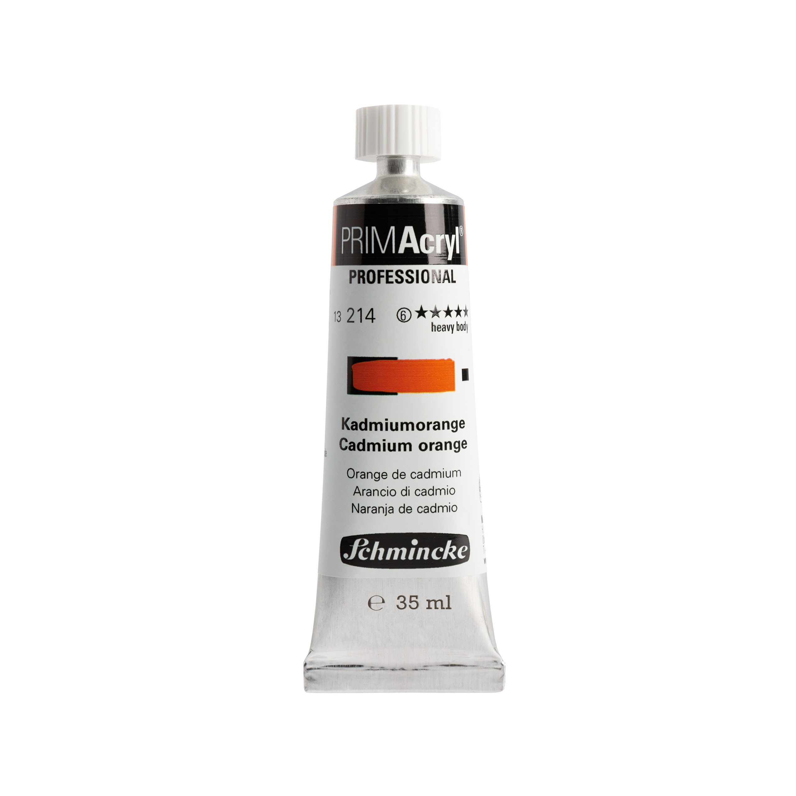 Schmincke Acrylfarbe 35ml PRIMAcryl Kadmiumorange Acryl 13 214 009