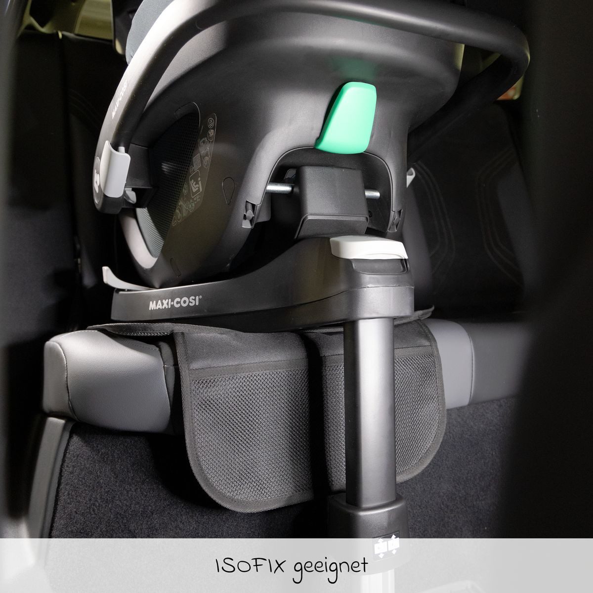 Zamboo Kindersitzbezug Schwarz, Kindersitzunterlage Autositz-Schutzunterlage / Auflage mit Netztasche