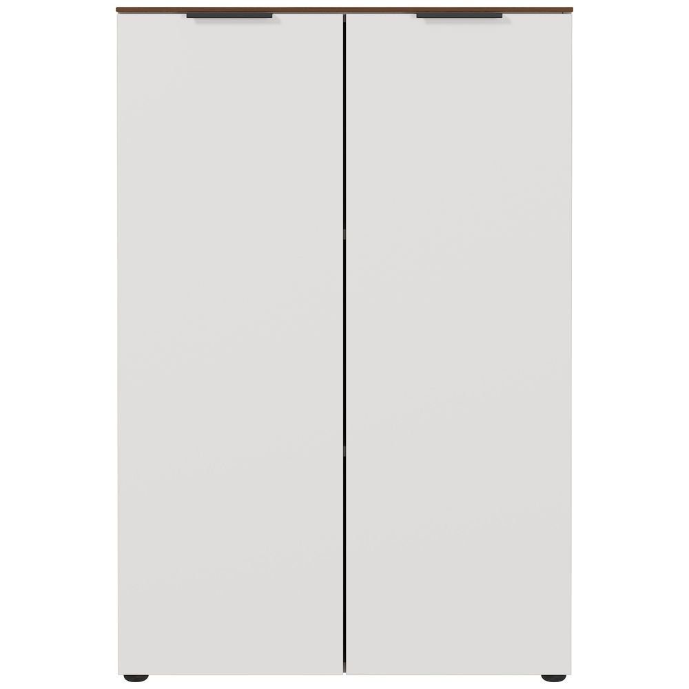 beige Nussbaum Kaschmir Aktenschrank Nb., cm Lomadox 80,5/120/40 mit ALVESTA-01 ca. in B/H/T: