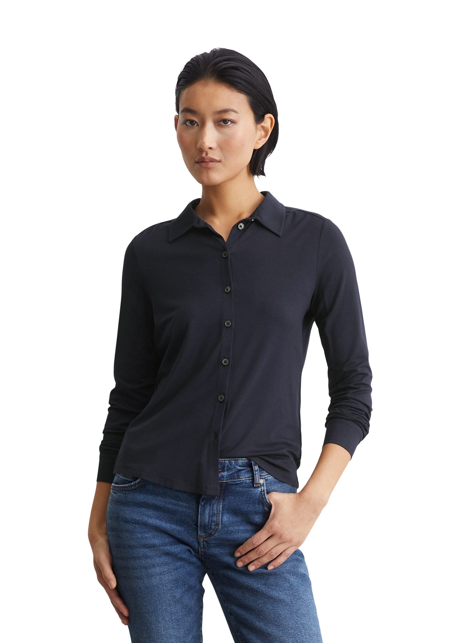 Blusenshirt aus LENZING™ ECOVERO™