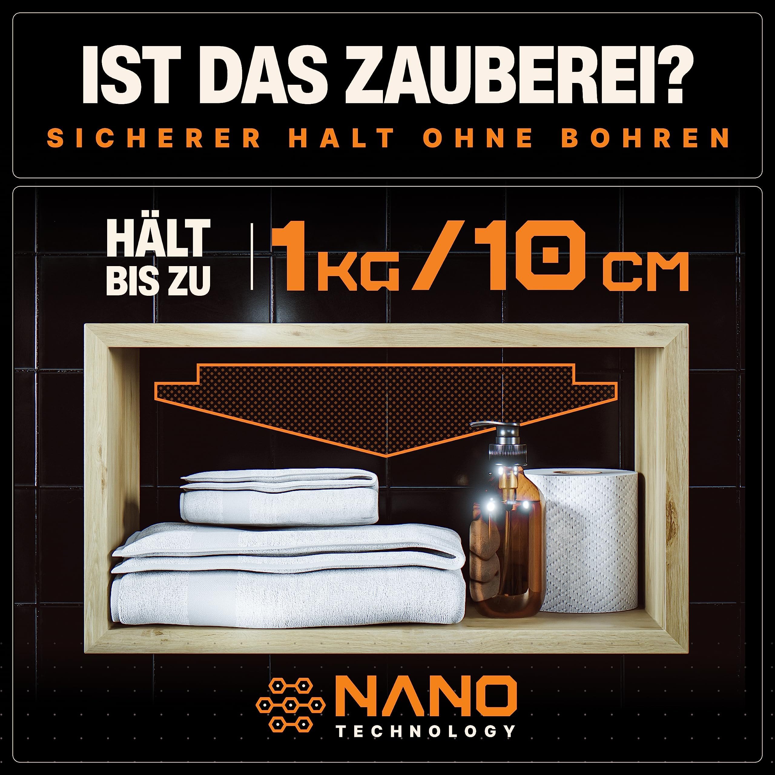 BAURIX Doppelklebeband Nano-Tape Doppelseitig I Doppelseitiges günstig online kaufen