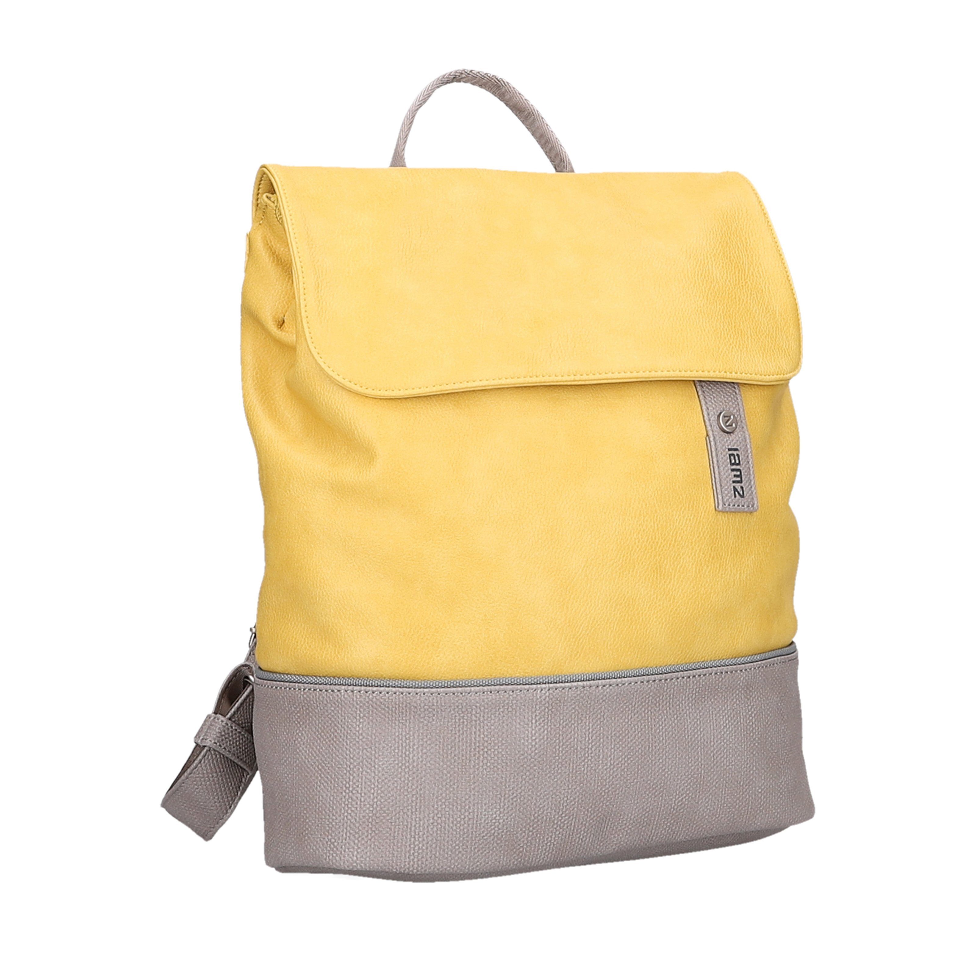 JR13, Zwei Cityrucksack zweifarbig Rucksack lemon Jana