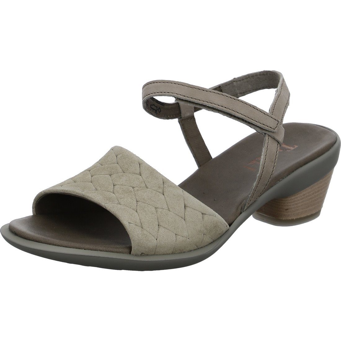 Think! Think! Schuhe, Sandalette Zaza 046069 grün - Sandalette Glattleder