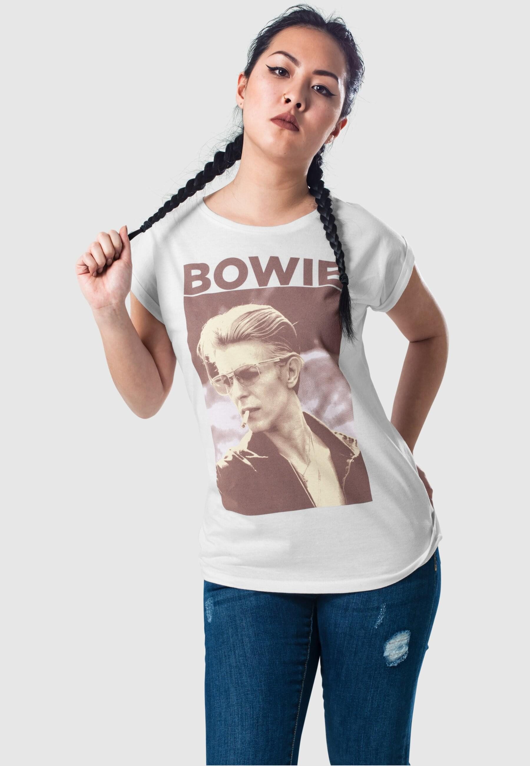 MisterTee T-Shirt MisterTee Damen Ladies David Bowie Tee (1-tlg) günstig online kaufen
