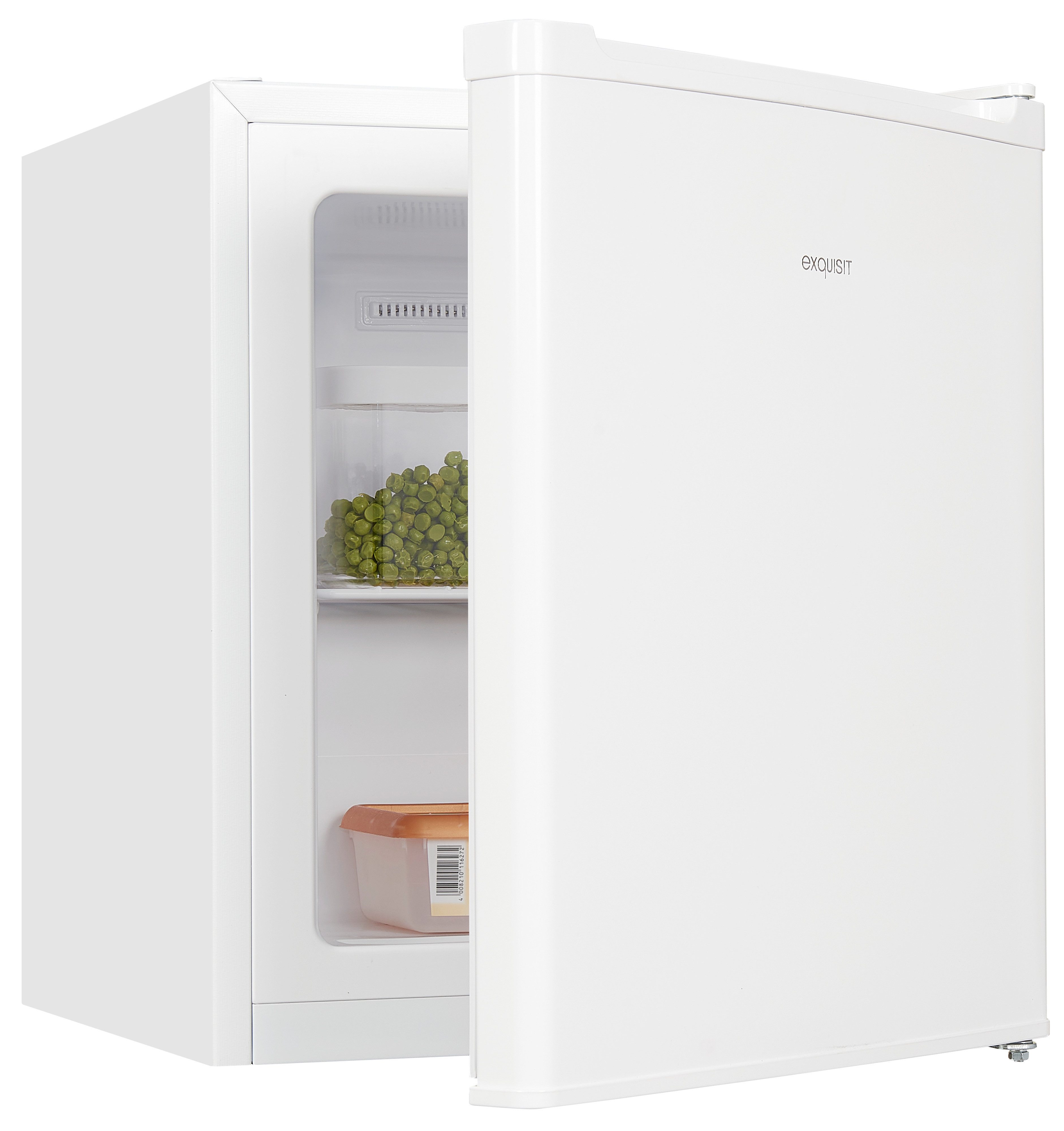 exquisit Gefrierschrank GB505-040E, 51 cm hoch, 44 cm breit, 33 l Nutzinhalt, 4* - Gefrieren, ideal als kleiner Zweitgefrierschrank