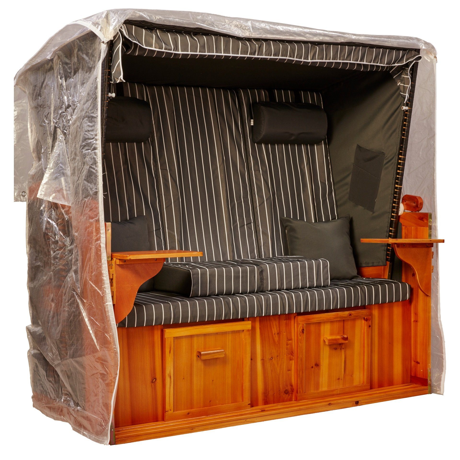 intergrill Strandkorb-Schutzhülle Strandkorb Schutzhülle 155x150x85cm Trans günstig online kaufen