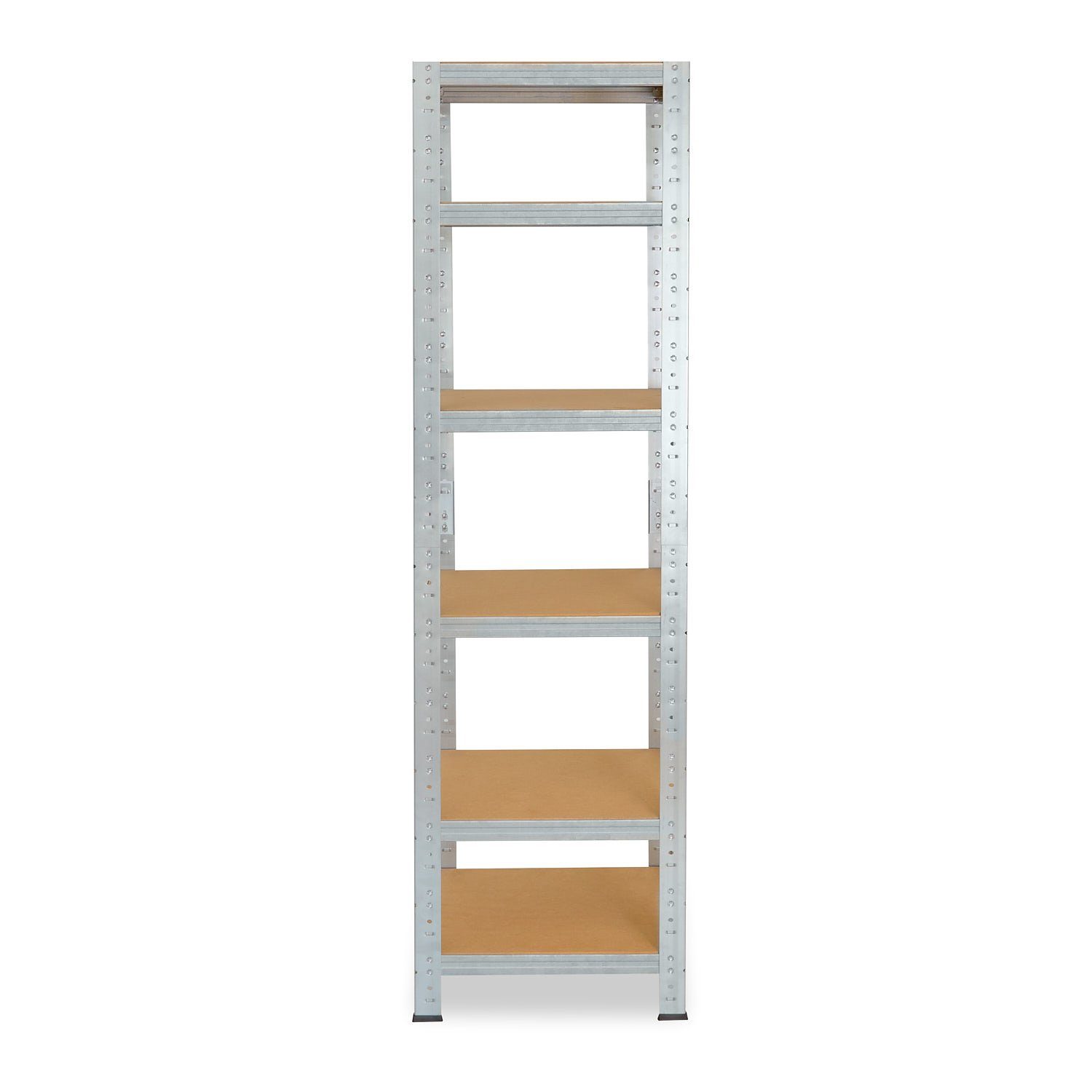 verzinkt, mit Schwerlastregal Garagenregal, Kellerregal, Tragkraft shelfplaza 145kg Lagerregal, Metallregal Metall Werkstattregal mit 6 Böden, Steckregal oder als 230x40x40cm HOME,