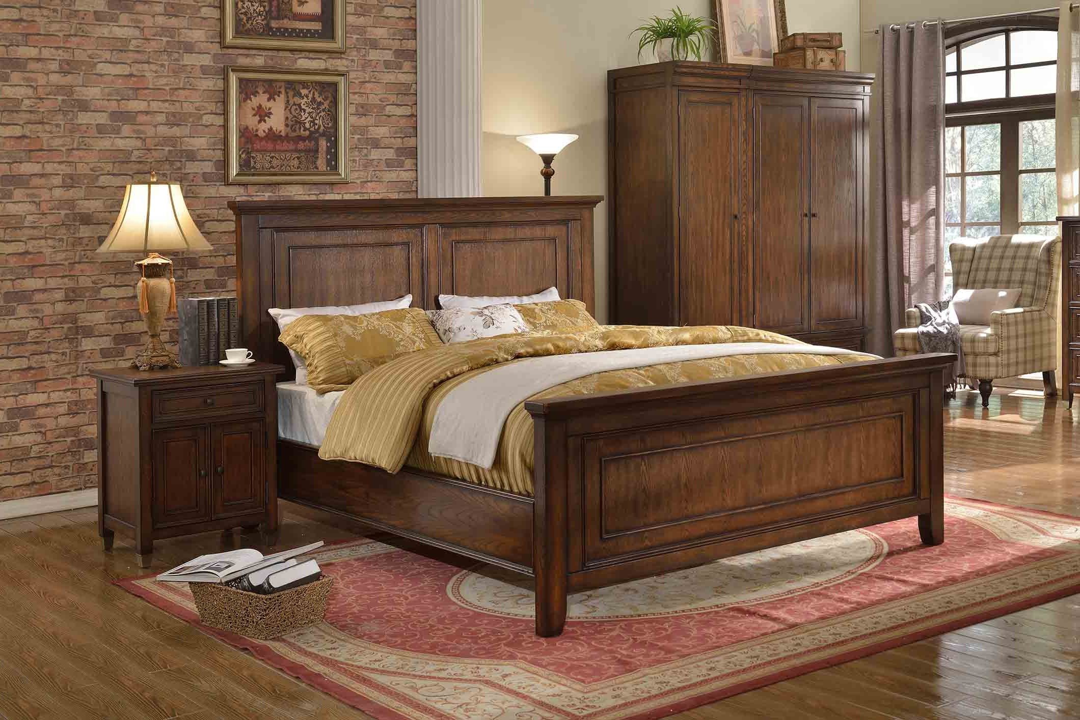 Xlmoebel Holzbett Barockbett aus Holz mit elegantem Design (Bett, 1-tlg., Bett), Hergestellt in Europa