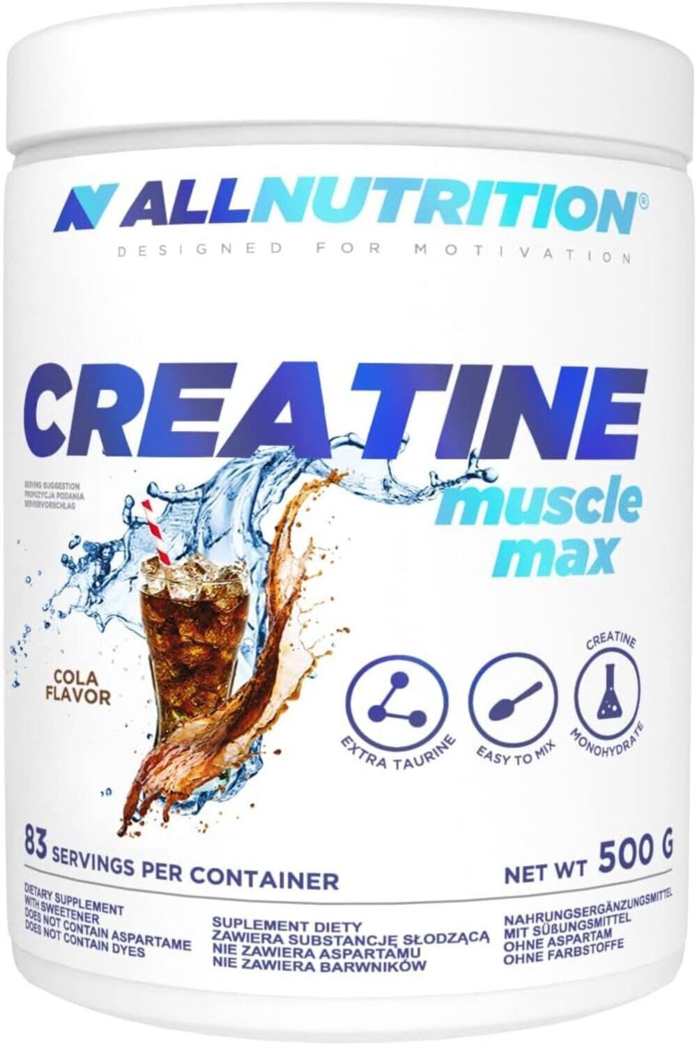 Allnutrition Creatine Monohydrat Muscle Max 500g Pulver Pulver