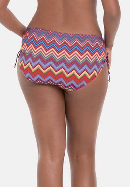 Rosa Faia Bikini-Hose Magic Wave (1-St) Bikini-Slip / Unterteil - Farbenfrohes Muster, Blickdicht gefüttert