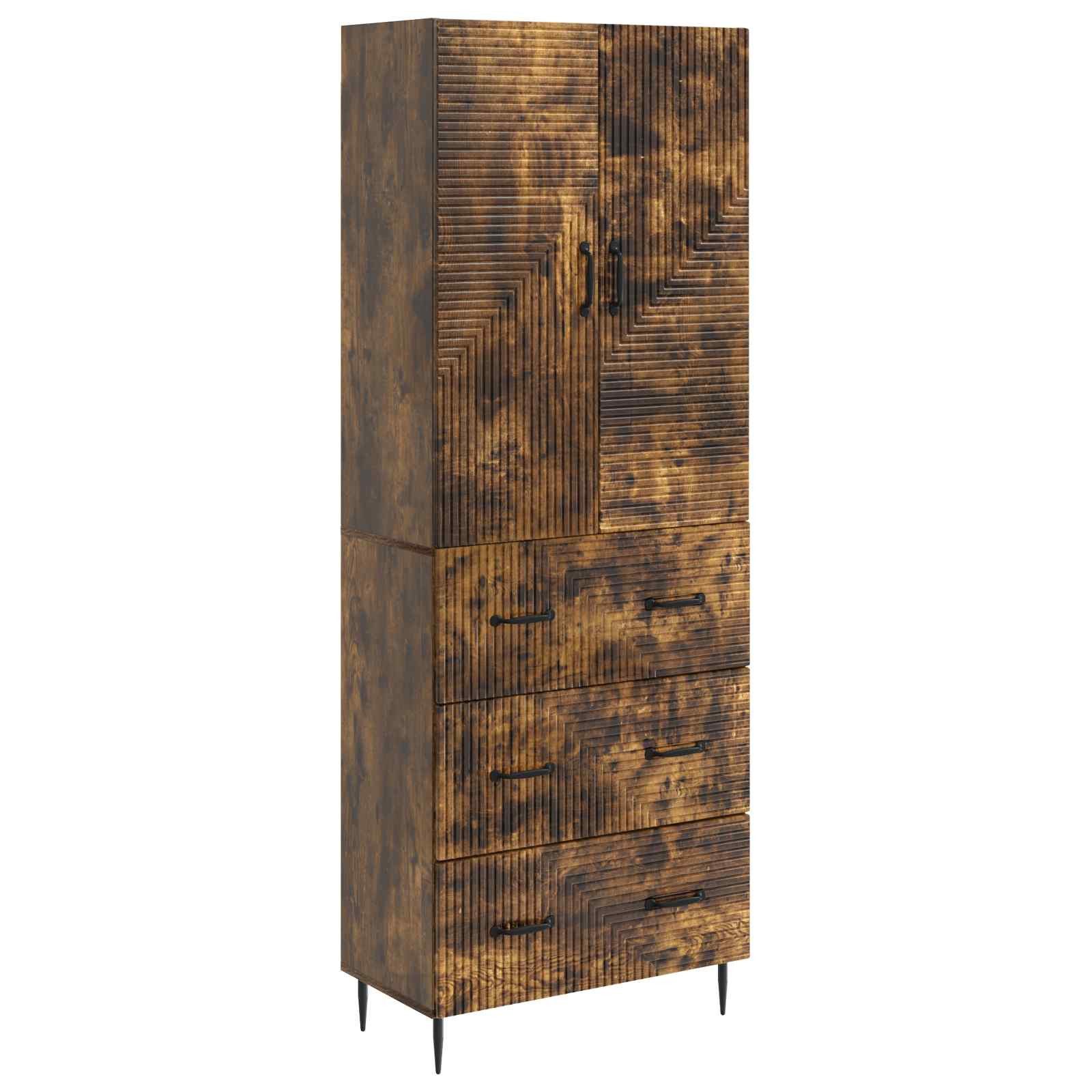 vidaXL Schranksystem Schrankset 2 stk. 66 x 34,5 x 90 cm Holzwerkstoff (2-St)