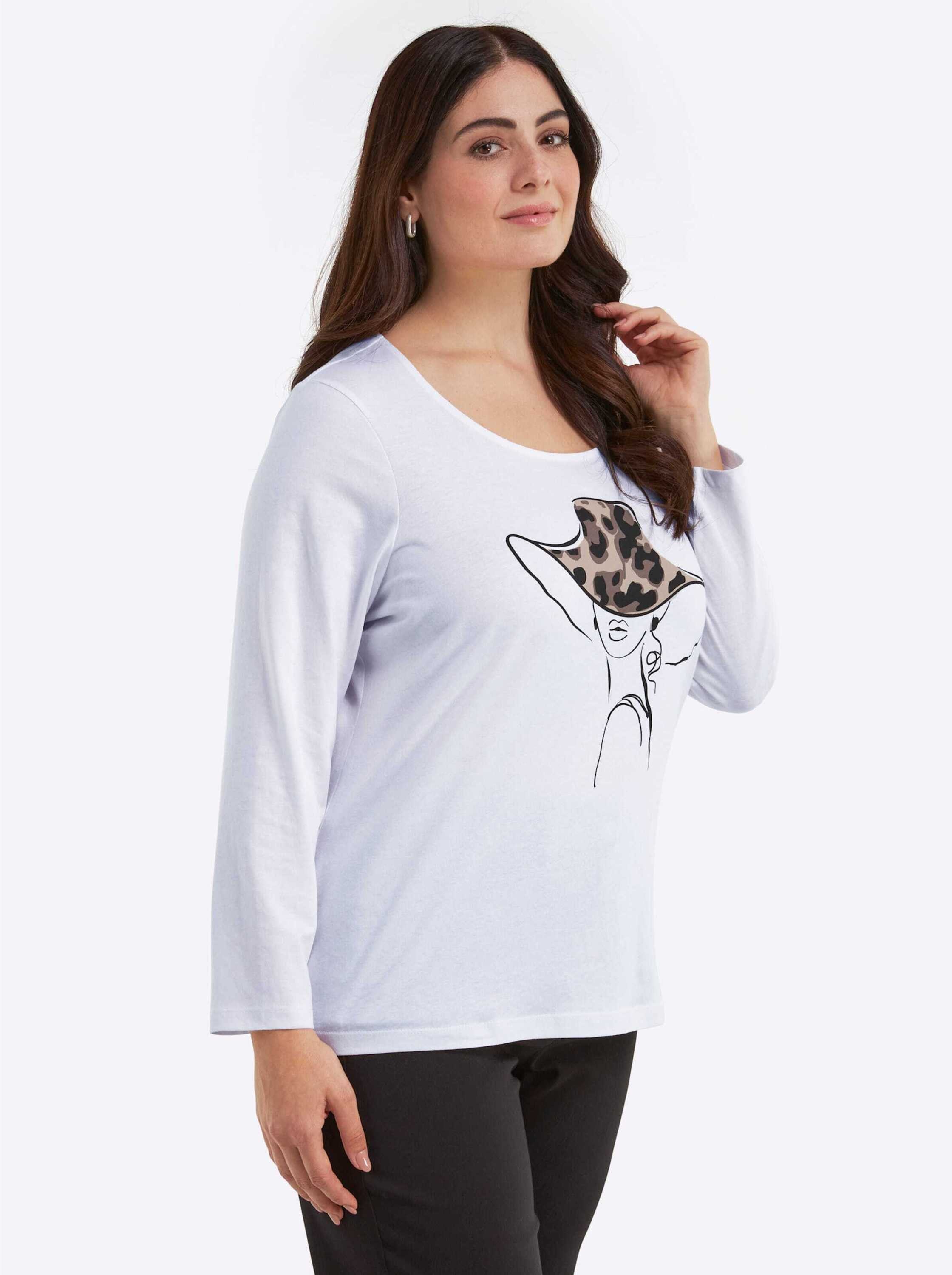 Sieh an! T-Shirt Langarm-Shirt Langarm