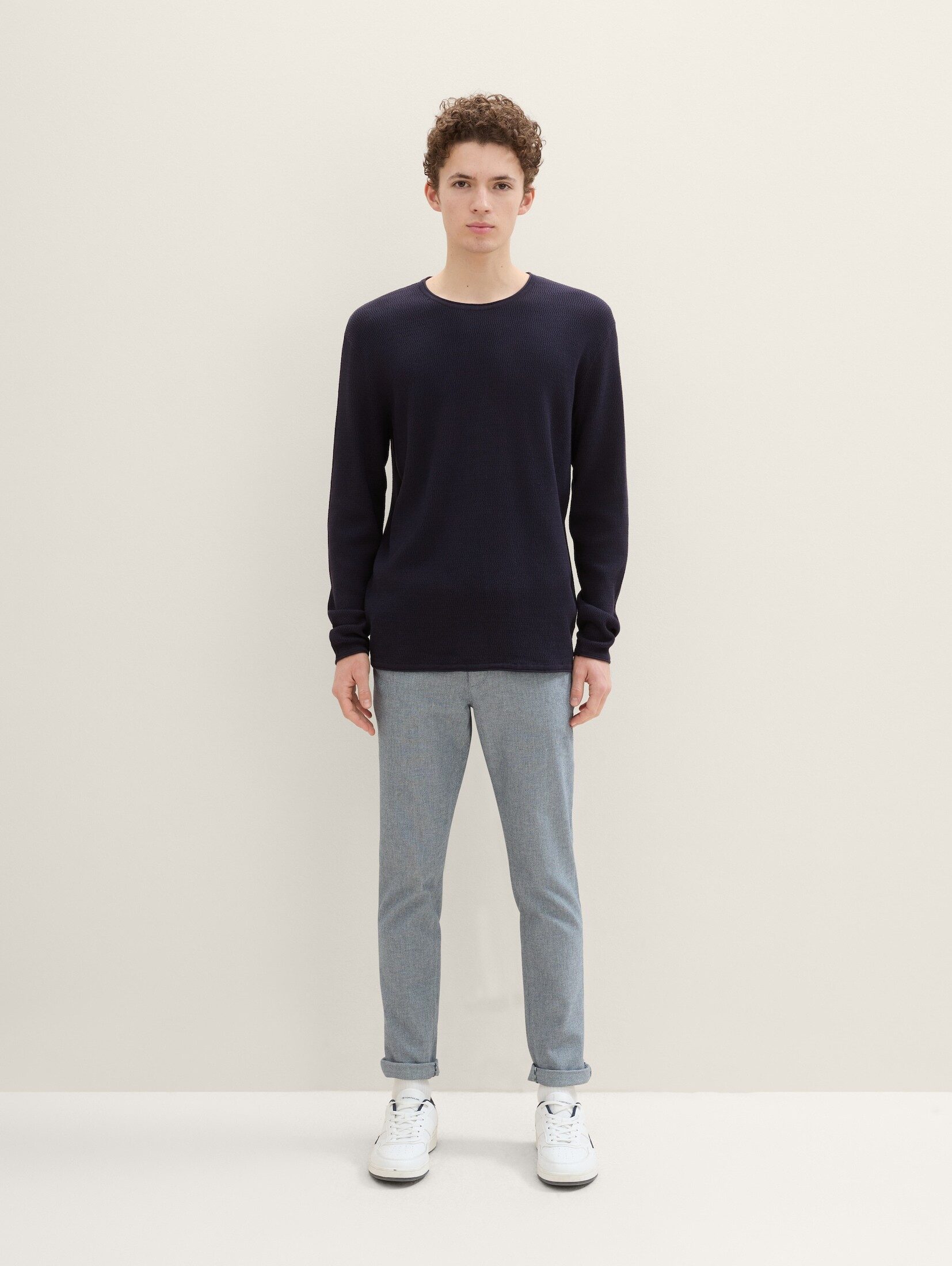TOM TAILOR Denim Chinohose Strukturierte Chino günstig online kaufen