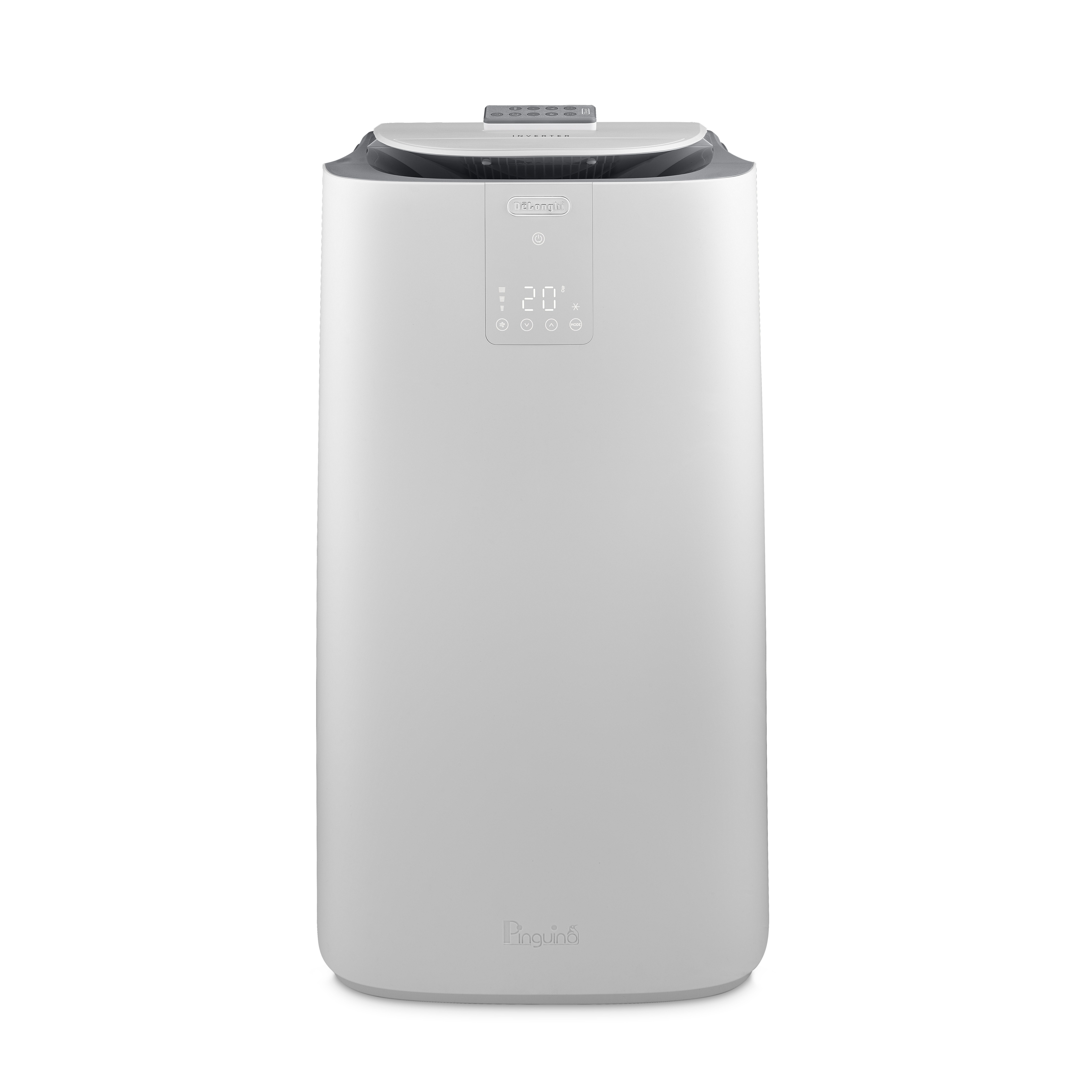 De'Longhi Klimagerät Pinguino AP130i GentleJet mit Inverter-Technology (Abkühlzeit -30), 130m³ Räume, A+, 13.000 BTU/h, 3,3 Kw, Luftentfeuchermodus, 24h Timer