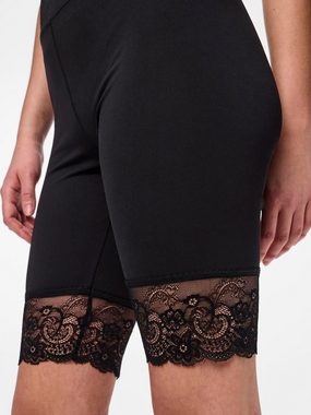 pieces Radlerhose - Bikeshorts mit Spitze - High Waist - Slim Fit - PCAMIVA HW LACE