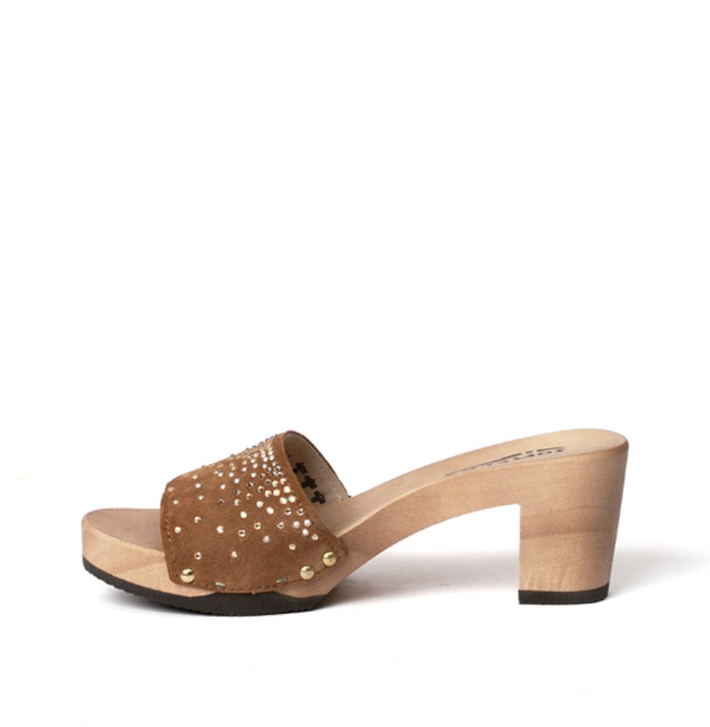 Softclox RANJA Crystal Kaschmir whiskey (hazelnut) Pantolette – Bild 2 von 5