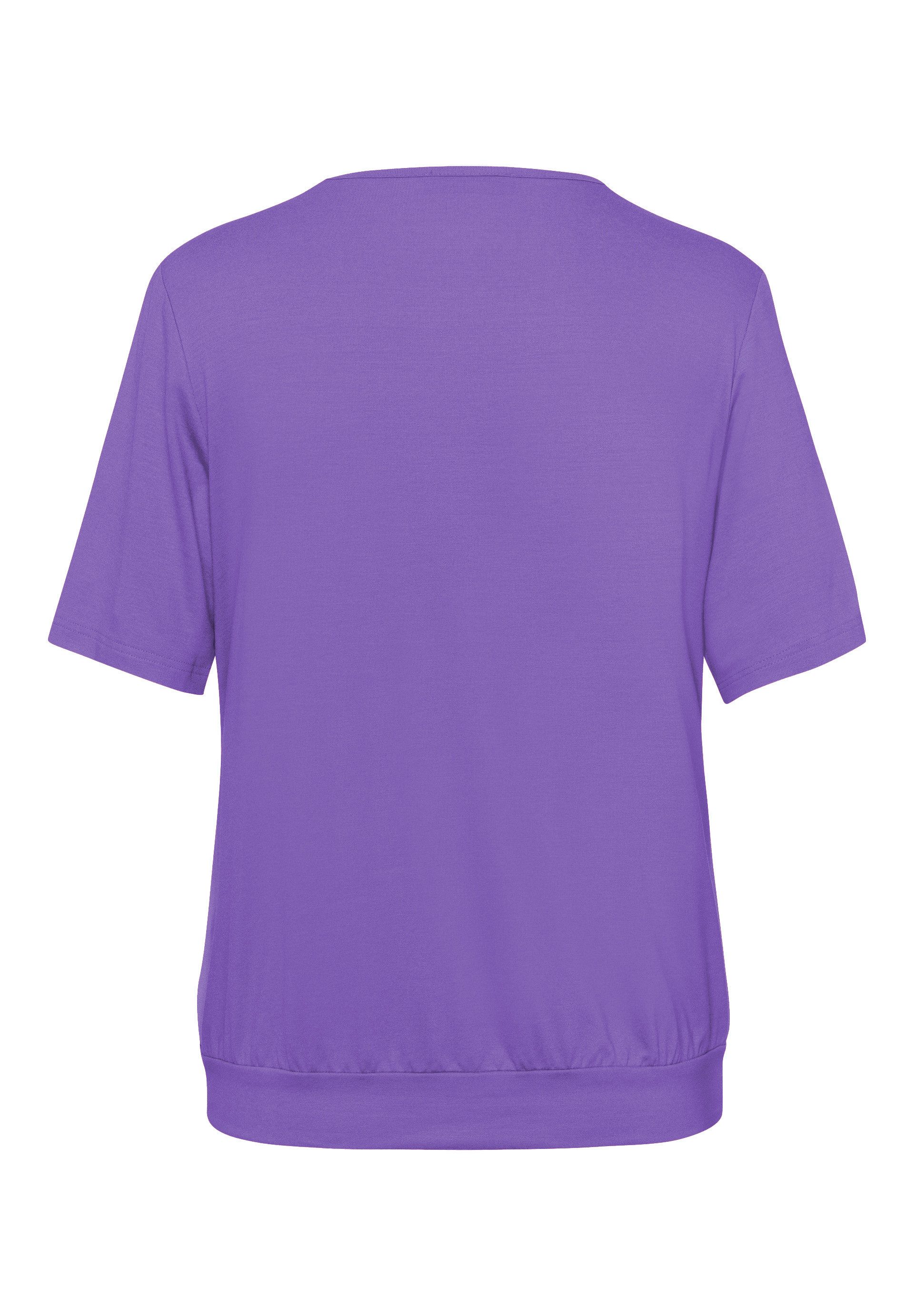 FRANK WALDER T-Shirt im Materialmix günstig online kaufen
