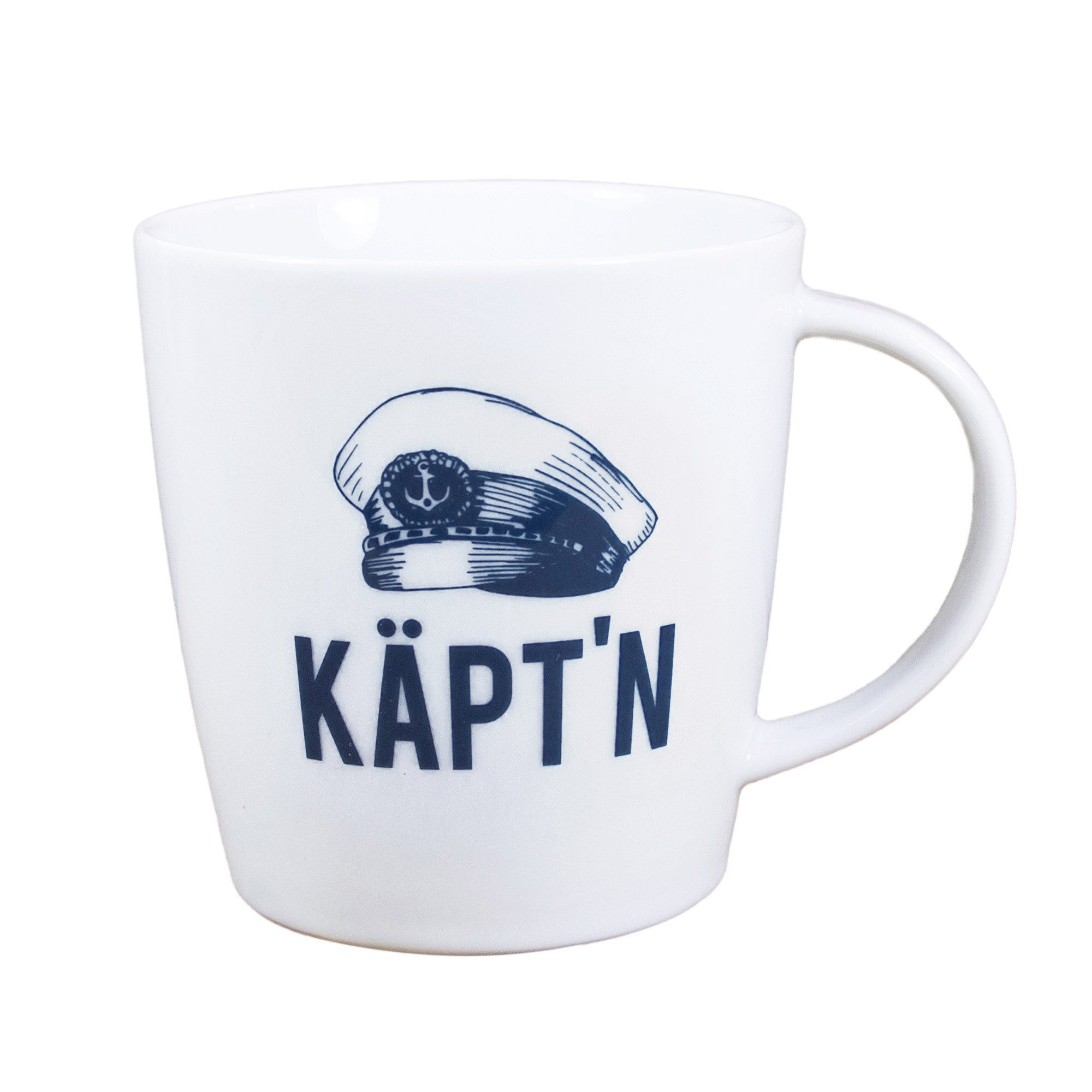 Becher Großer Porzellanbecher Käpt´n