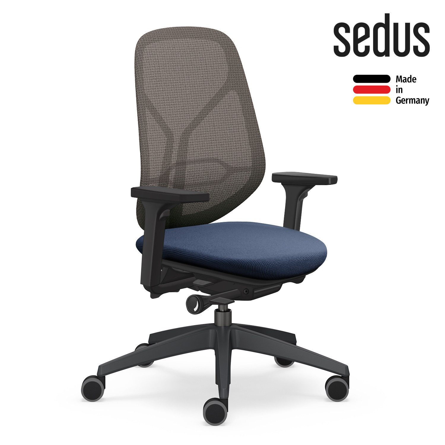 sedus Bürostuhl se:kit pro (Made in Germany, 5 Jahre Garantie), ergonomischer Bürostuhl mit Synchronmechanik