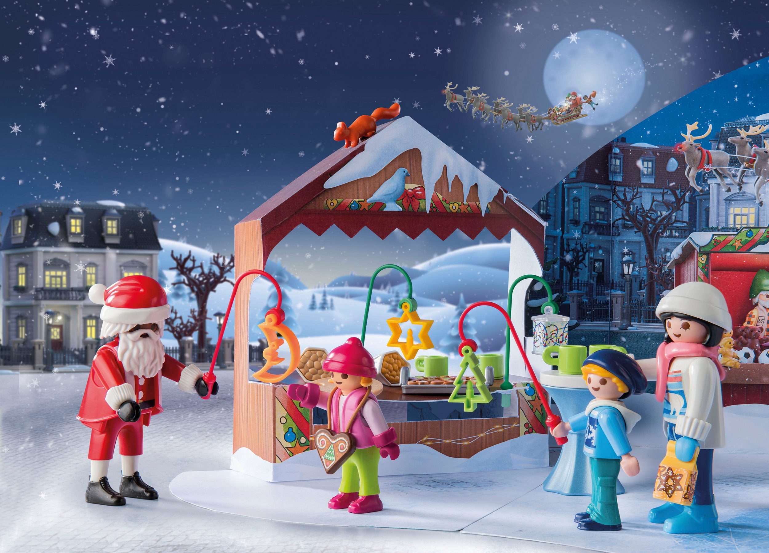 Playmobil® Spielzeug-Adventskalender Ausflug auf den Weihnachtsmarkt (71472)