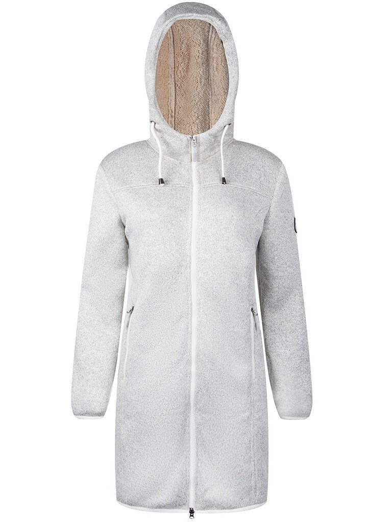 Blue Wave Fleecejacke Damen Strickfleecemantel Naomi mit Teddy-Futter - Fle günstig online kaufen