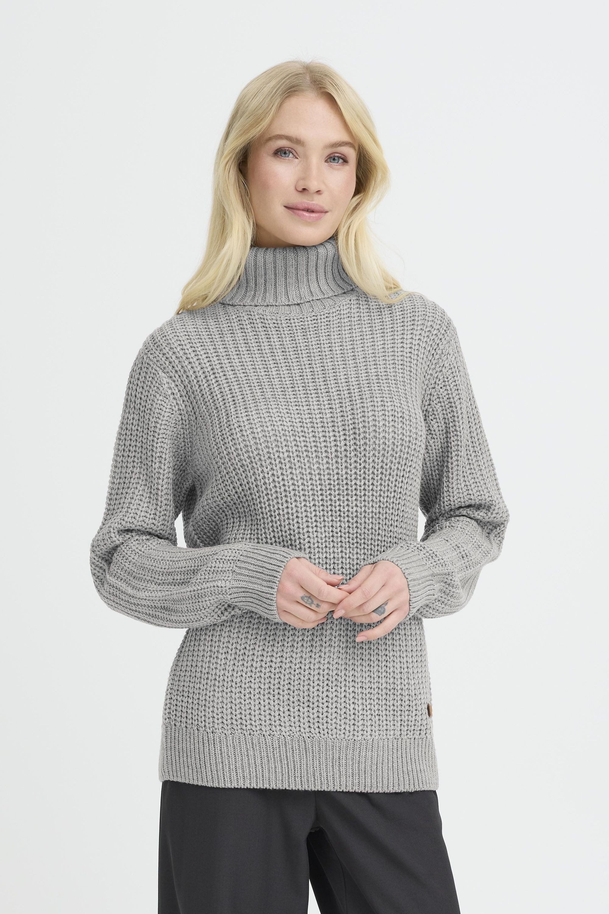 OXMO Rollkragenpullover OXEdna Eleganter Rollkragenpullover
