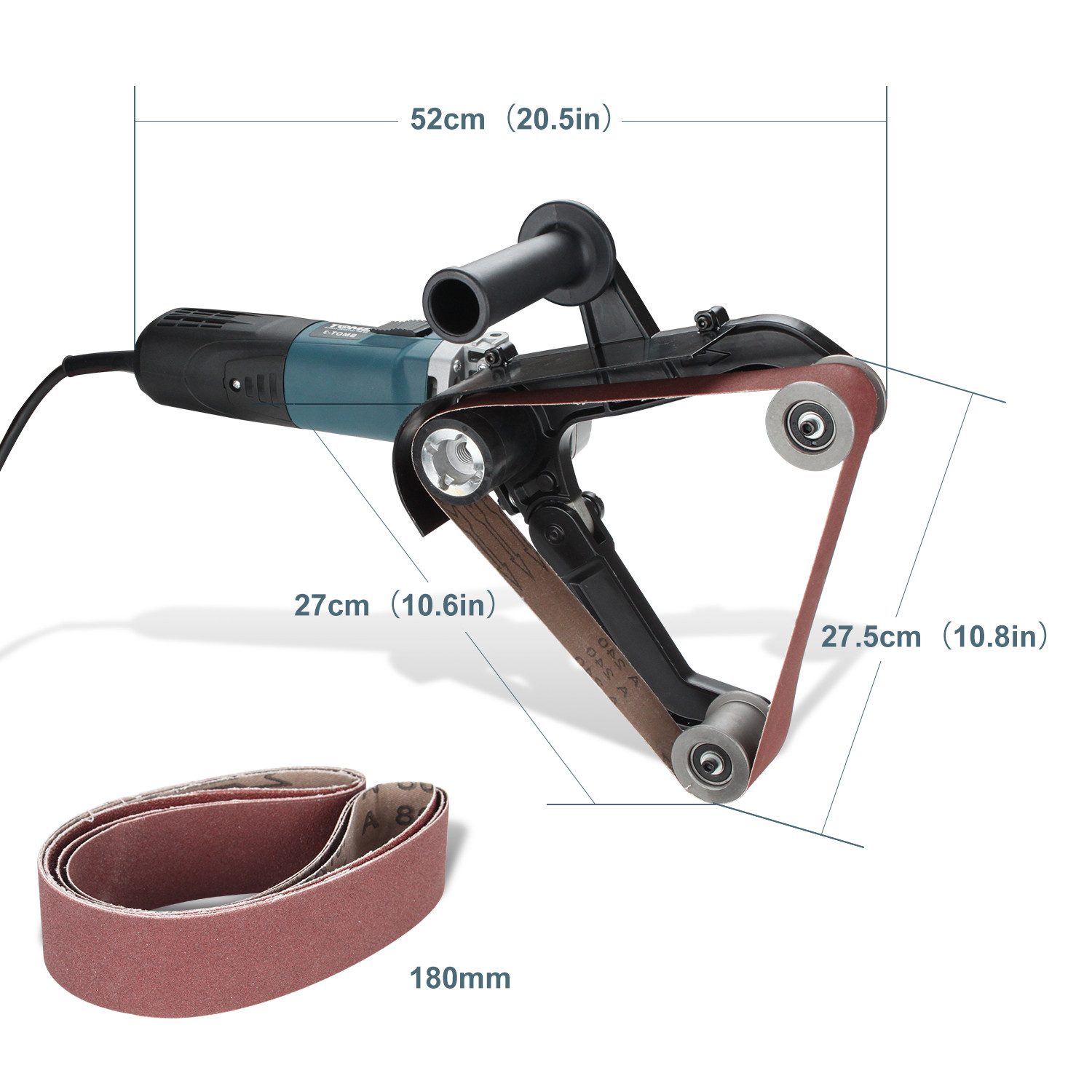 Clanmacy Schwingschleifer Rohrbandschleifer Schleifband Bandschleifer Bands günstig online kaufen