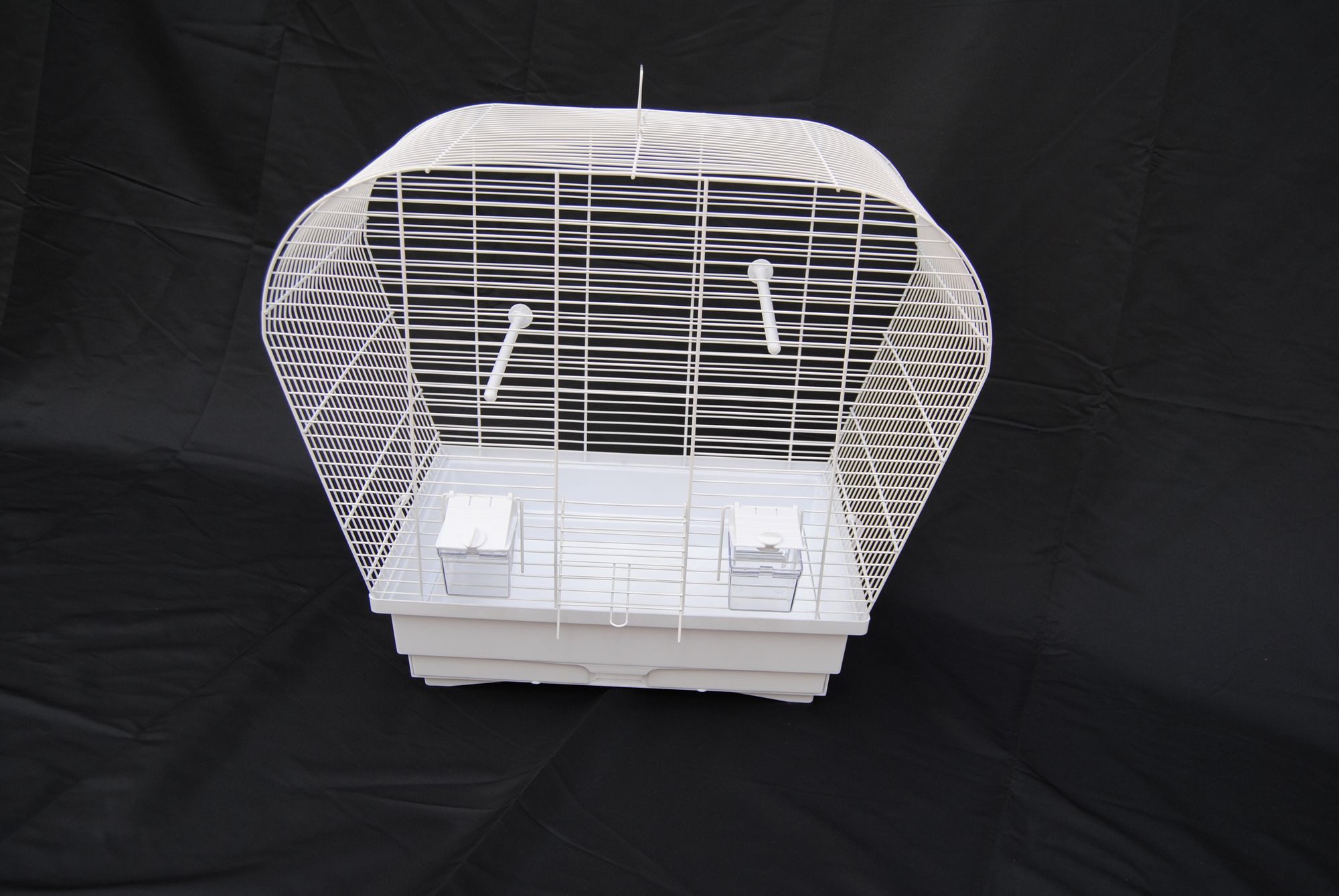 Vogelkäfig Vogelkäfig Vogelheim für Sittiche weiß 60 cm