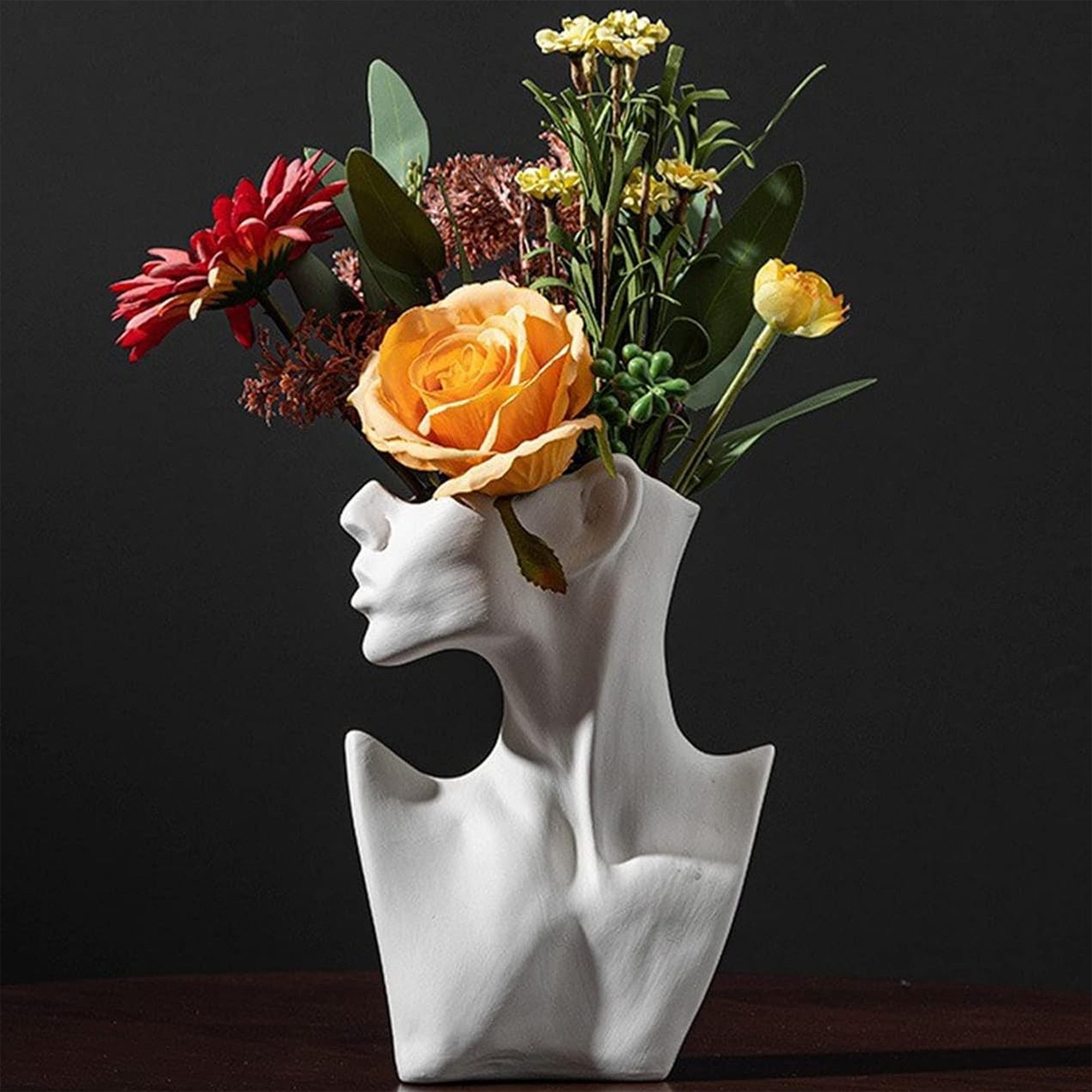 Masbekte Dekovase Körpervase, Keramik Vase, Menschliches günstig online kaufen