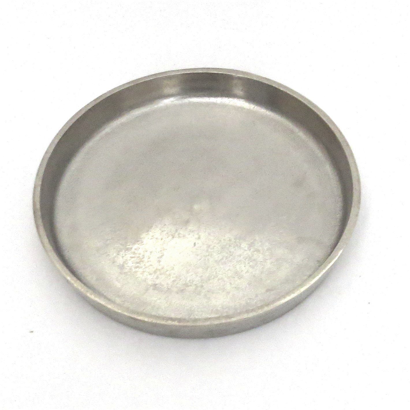 colmore Dekotablett Schale Platte Teller Rund Silber Tisch Deko Metall Colmore 22x22x3 | Dekotabletts