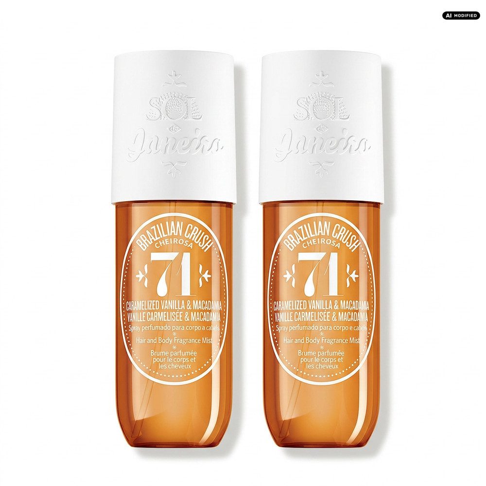 Sol de Janeiro Gesichts- und Körperspray Sol de Janeiro Body Spray Cheirosa 71 2er Set, Praktisches 2er Set für süß-gourmandigen Duftvorrat
