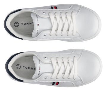 Tommy Hilfiger LOW CUT LACE-UP SNEAKER Sneaker mit Logoflag, Freizeitschuh, Halbschuh, Schnürschuh