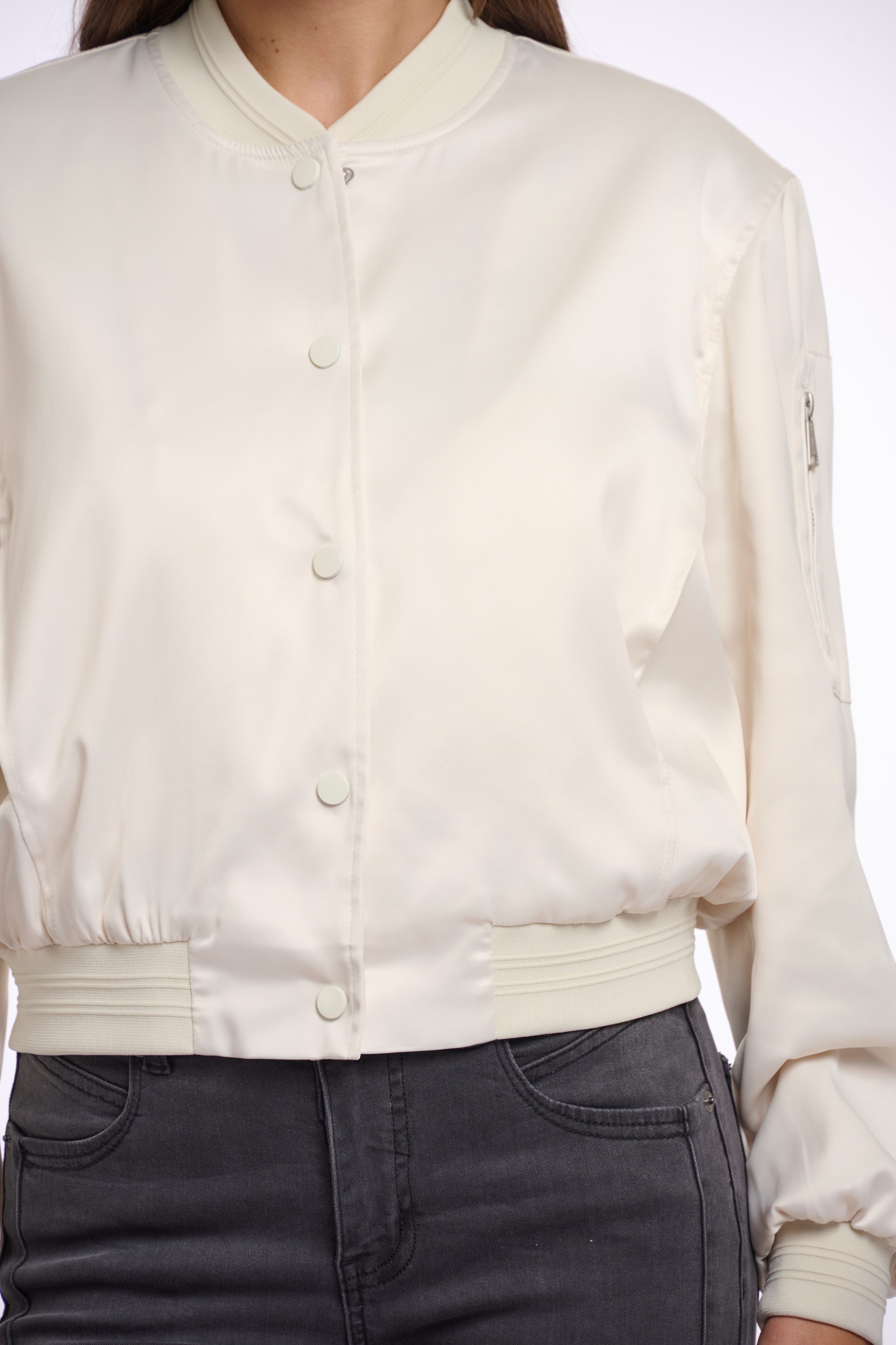 Rino & Pelle Blouson BANNER mit falscher Tasche am Ärmel