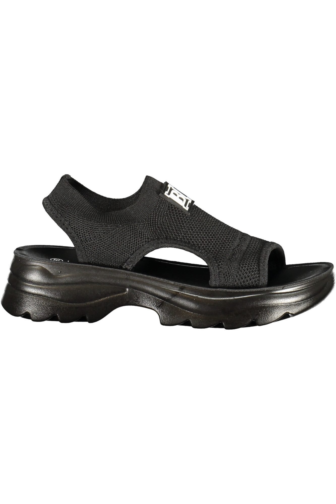 Laura Biagiotti Zehentrenner Schicke Damen Sandalen in Schwarz mit