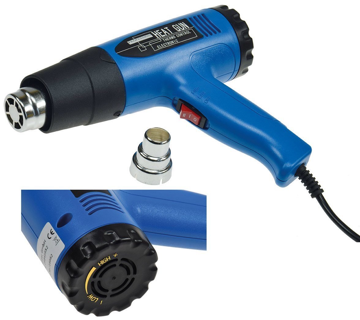 ChiliTec Heißluftgebläse Heißluftgebläse 300-1800W 50-550°C