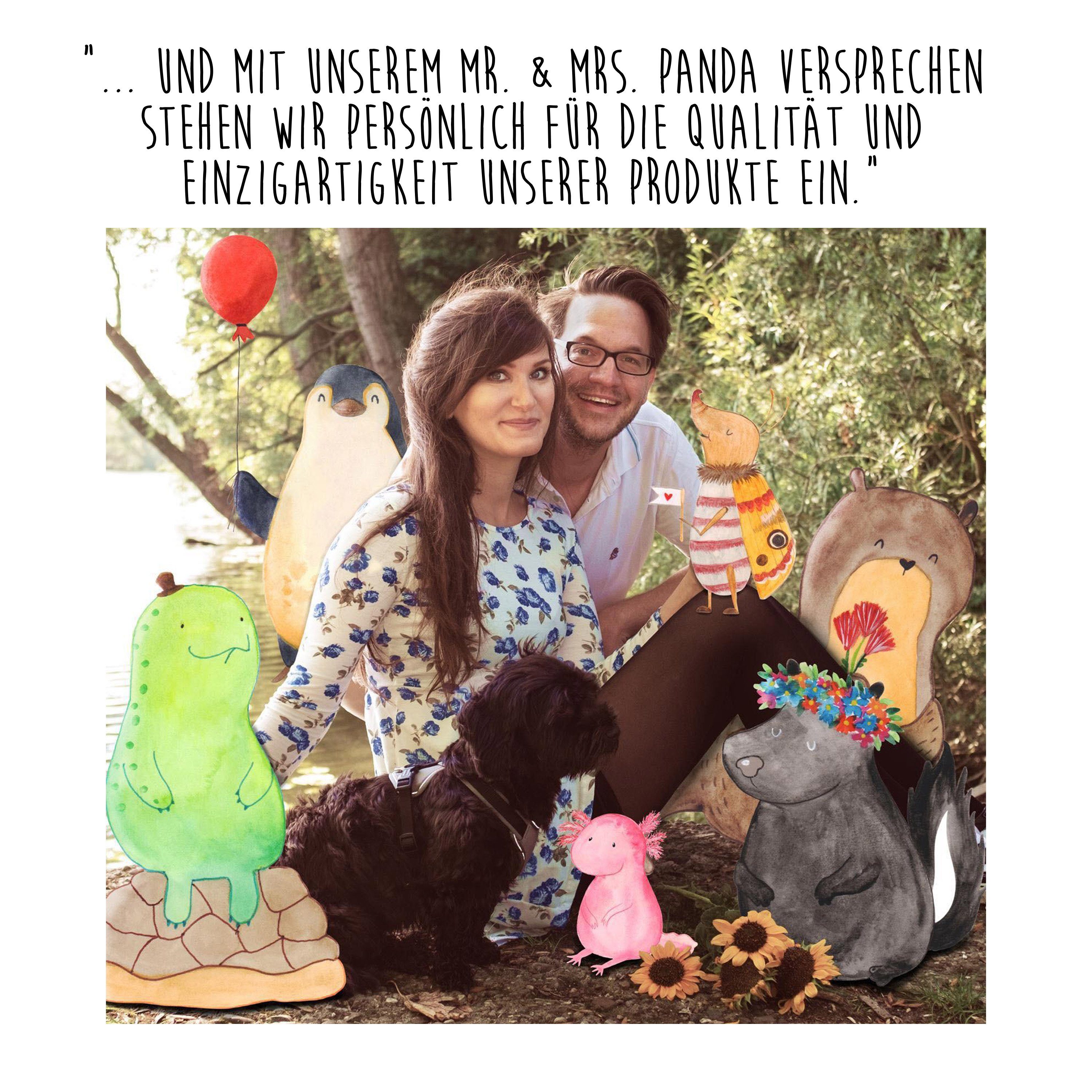 Mr. & Mrs. Panda Mr. Notizbuch - Axel+Lotte Notizheft, Axolotl Liebe, Geschenk, Lurch, Transparent - Mrs. Panda &