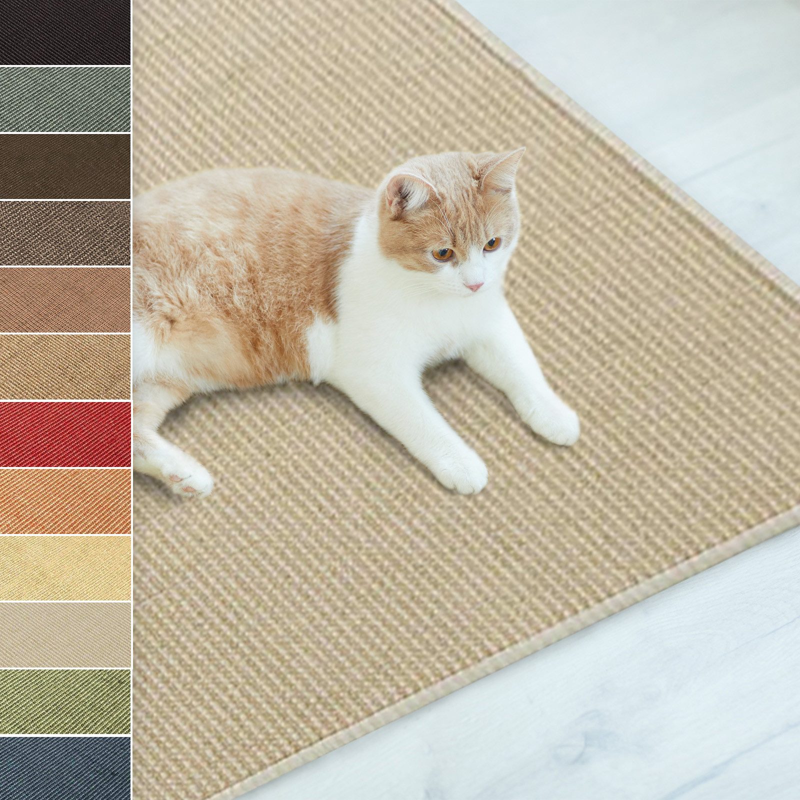 casa pura Kratzbrett Sisal-Kratzteppich für Katzen, 10 Farben & 3 Größen, z günstig online kaufen