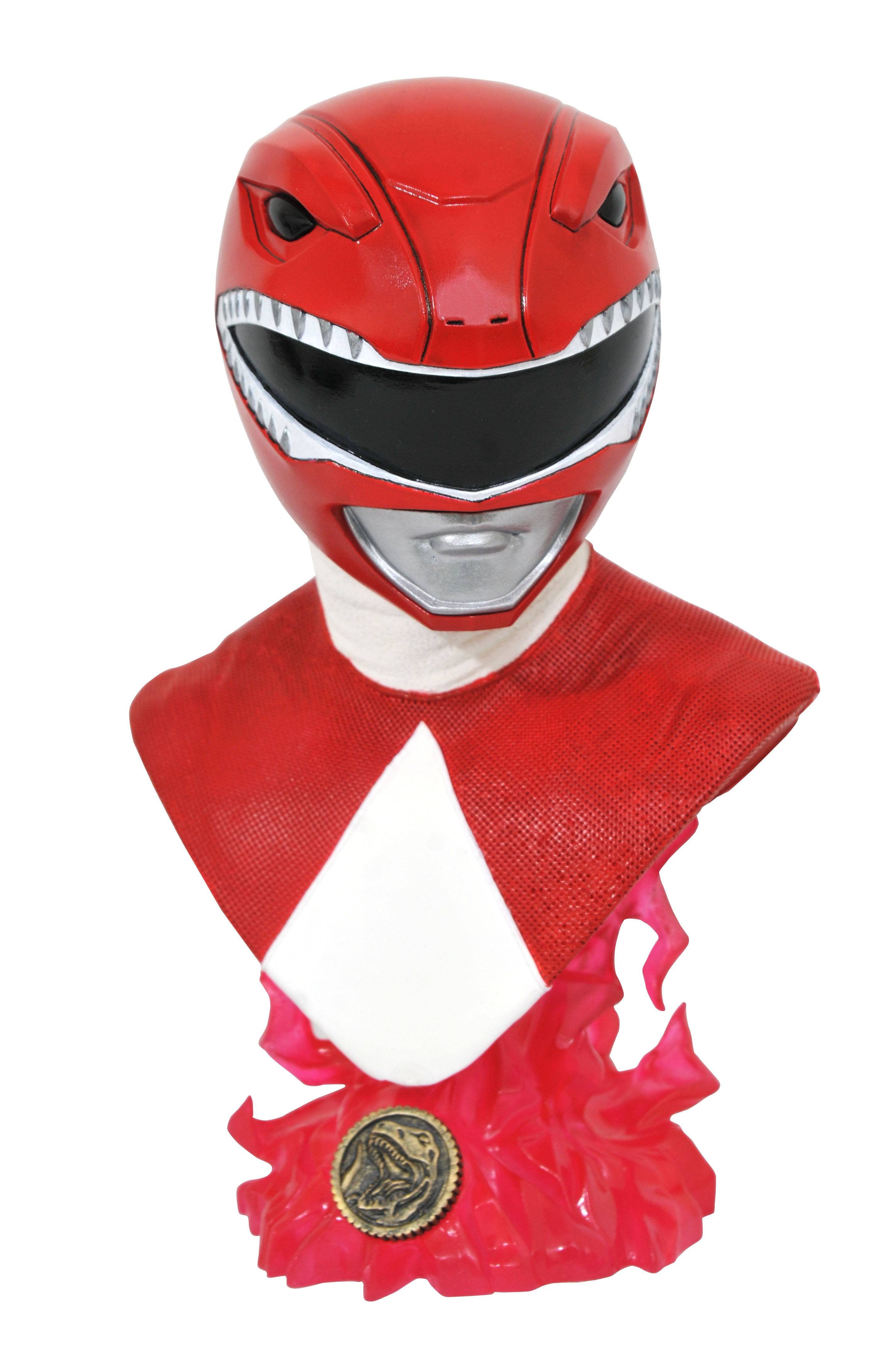 Diamond Select Toys Dekofigur MIGHTY MORPHIN POWER RANGERS LEGENDS IN 3D RED RANGER 1/2 SCALE BÜSTE