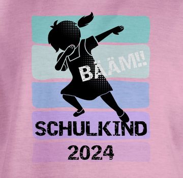 Shirtracer T-Shirt Bääm!! Schulkind 2024 Mädchen Einschulung Mädchen